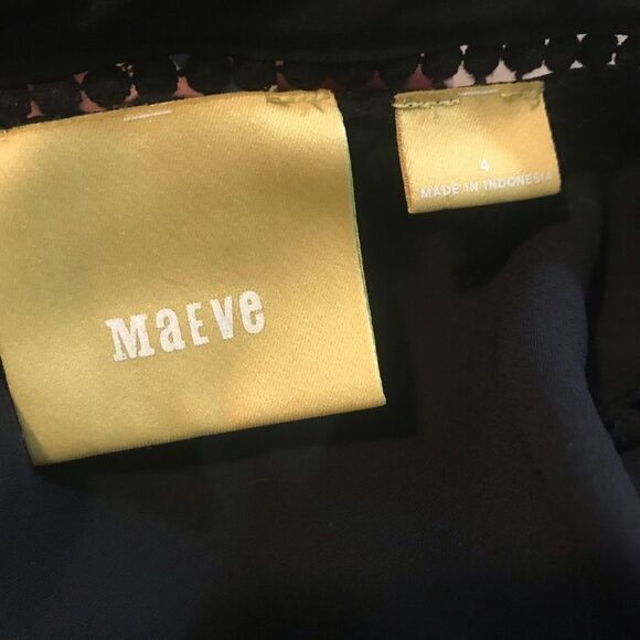 Anthropologie black chiffon blouse‎ - Picture 3 of 6